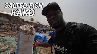 I travelled from Gambia to Senegal to see the process of Authentic salted Fish KAKO in GHANA [upl. by Gussie552]