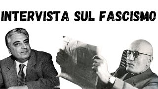 De Felice Intervista sul fascismo [upl. by Eittak640]