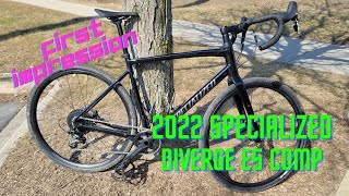 2022 Specialized Diverge Comp E5 First Impressions from a Clydesdale [upl. by Cappella985]