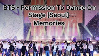 BTS  Permission To Dance On Stage Seoul  Memories  Part 2 방탄소년단  무대 위에서 춤을 출 수 있는 허가 서울 [upl. by Mcclenaghan]