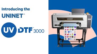 UNINET UVDTF 3000 17 inch roll fed UV Printer [upl. by Kina]