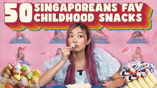 50 Singaporeans Share Their Favourite Childhood Snacks [upl. by Teressa]