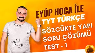 29 DERS SÖZCÜKTE YAPI ŞEKİL BİLGİSİ SORU ÇÖZÜMÜ TEST  1 [upl. by Reppart344]