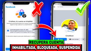 Cómo Recuperar mi Cuenta de Facebook si está Inhabilitada o no Funciona – Solución [upl. by Enehpets540]