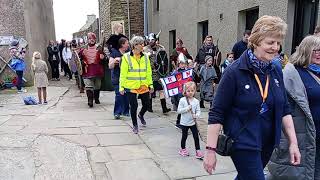 Stromness RNLI 200 Massed Pipe Bands [upl. by Ennoira]