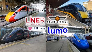 An ECML Showdown LNER vs Grand Central vs Hull Trains vs Lumo [upl. by Yleak]