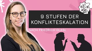 Diese 9 Phasen durchläuft ein Konflikt  nach Friedrich Glasl [upl. by Morra]