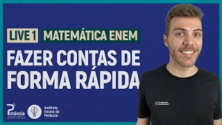 Faça contas MUITO MAIS RÁPIDO com essas técnicas  AULA 1  MATEMÁTICA ENEM [upl. by Euginom]