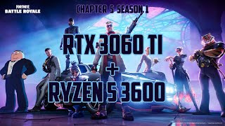 RTX 3060 Ti  Ryzen 5 3600 in Fortnite Chapter 5 Season 1  Performance Mode  1440p [upl. by Kiyoshi409]