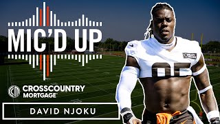 David Njoku Micd Up for Training Camp  Cleveland Browns [upl. by Suoivatnom238]