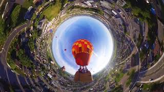 stjeanSur Richelieu festival montgolfieres RYLO  HOT AIR BALLOON RIDE [upl. by Avat]