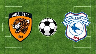 Hull City vs vs Cardiff City  EFL Championship 202324  Football Simulation PES 21 [upl. by Yllitnahc110]