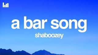 Shaboozey  A Bar Song Tipsy Lyrics [upl. by Astera]