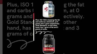 Optimum Nutrition Gold Standard 100 Whey Protein Powder Vs Dymatize ISO100 Hydrolyzed [upl. by Atrebla457]