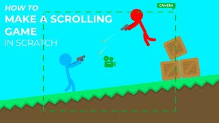 How to Make a Scrolling Game in Scratch [upl. by Kohler]