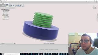 Tutorial Autodesk Fusion 360  Modellare Filettature per la stampa 3D [upl. by Nylirek]