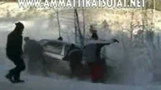 Rally crash compilation special snow rally [upl. by Hacceber]