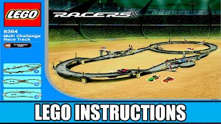 LEGO Instructions  Racers  8364  MultiChallenge Race Track  Drome Racers [upl. by Eleonore464]