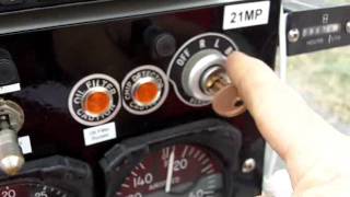 Bell 47 Helicopter Starting Procedures httpRudolphJHelicopterscom [upl. by Ettezil]