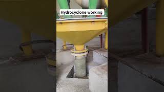 Hydrocyclone working principle Gypsum slurry fgd vbf shorts youtubeshorts [upl. by Hanala732]