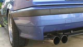 E36 M3 Eisenmann Sport Exhaust [upl. by Mulac]