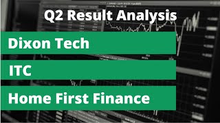 Q2 Result Analysis  Dixon Tech  ITC  Home First Finance [upl. by Manard]