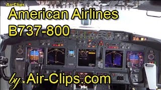 American Airlines Boeing 737800 incl Cockpit amp Business Class by AirClips full flight series [upl. by Losyram]