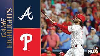 Braves vs Phillies NLDS Game 3 Highlights 101123  MLB Highlights [upl. by Drofyar113]