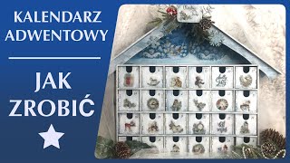 Kalendarz adwentowy  tutorial decoupage dla początkujących [upl. by Magdala]