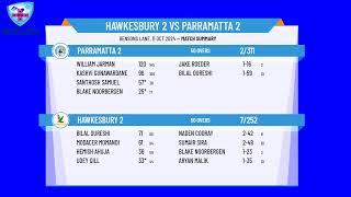 Hawkesbury 2 v Parramatta 2 [upl. by Pitarys]