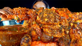 KING CRAB SEAFOOD BOIL MUKBANG  DESHELLED  SEAFOOD BOIL MUKBANG  Seafood  Mukbang [upl. by Feenah501]