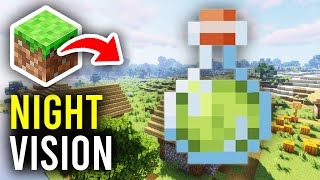 How To Make Night Vision Potion In Minecraft  Full Guide [upl. by Lipp]