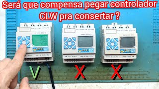 Controlador CLW ou CLP clic 02 torrado queimado será que dá conserto  Só se tiver cer sorte mesmo [upl. by Melonie]