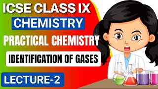 ICSE 9 CHEMISTRY PRACTICAL CHEMISTRY icseclassixchemistryicse9chemistryIdentification of gases [upl. by Yemirej885]