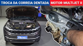 Como substituir a correia dentada do motor 20 Multijet II FPT turbodiesel [upl. by Gustaf]