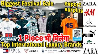 100 ORIGINAL BRANDED CLOTHES IN CHEAPEST PRICE MUMBAI  EXPORT SURPLUS amp PREMIUM RETAIL amp WHOLESALE [upl. by Nealy]