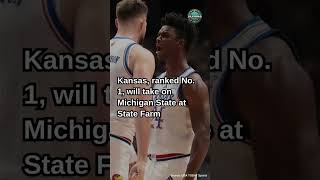 Kansas vs Michigan State Basketball Live Score Highlights amp Full Game Analysis fotball newsong [upl. by Routh]