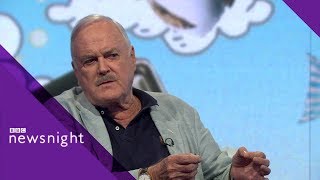 John Cleese on Brexit newspapers and why hes leaving the UK  BBC Newsnight [upl. by Karas]