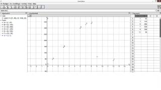 GeoGebra  62 Kurvetilpasning regresjon V [upl. by Wagstaff]