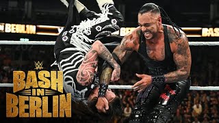 Rhea Ripley amp Damian Priest vs Liv Morgan amp Dominik Mysterio WWE Bash in Berlin 2024 highlights [upl. by Min]