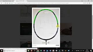 How to use Badminton Racket Review and the quotRacket EZonequot [upl. by Turrell369]