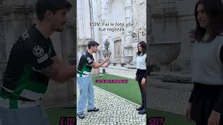 LUCA CAMPOLUNGHI E LE DIFFICILISSIME FOTO AD ALICE MUZZA tiktok perte webboh humor greenscreen [upl. by Nesilla]