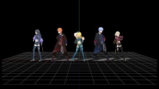 MMD Devils Manner mirrored dance practice ver  Vivid BAD SQUAD [upl. by Rednasela530]