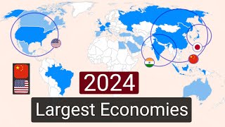 Top 20 Largest economies 2024 GDP PPP [upl. by Yadseut]