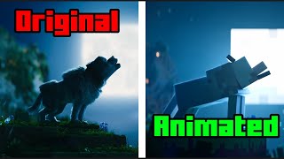 Minecraft Trailer VS Animated [upl. by Nnairol187]