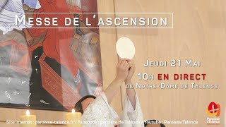 🔴 DIRECT  Messe de lAscension jeudi 21 mai 2020 – 10h00 [upl. by Jillane]