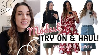 What is MODESTY  Affordable Modest Clothing Haul [upl. by Bowra745]