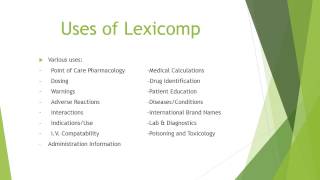 LEXICOMP Final COPY PPT vid [upl. by Aerona574]