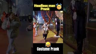 Headless man Prank costume prank bushman scarepranks Most Funny most Hilarious Very Funny [upl. by Nnyroc729]