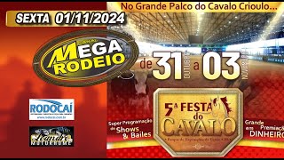 SEXTATARDE  5 º FESTA DO CAVALO  31 OUT A 01 NOV2024  ESTEIORS [upl. by Cotsen]